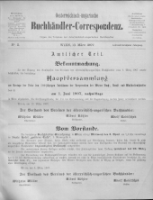 Oesterreichische Buchhändler-Correspondenz