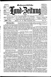 Österreichische Land-Zeitung