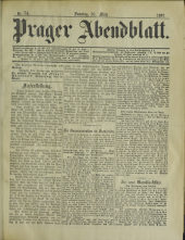 Prager Abendblatt