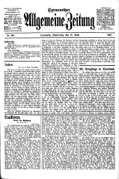 Czernowitzer Allgemeine Zeitung