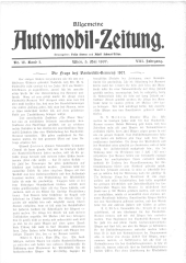 Allgemeine Automobil-Zeitung