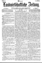 Wiener Landwirtschaftliche Zeitung