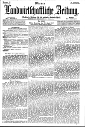 Wiener Landwirtschaftliche Zeitung