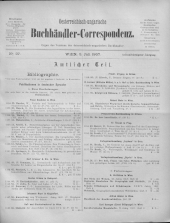 Oesterreichische Buchhändler-Correspondenz