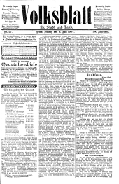 Volksblatt für Stadt und Land