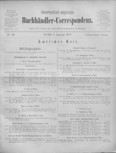 Oesterreichische Buchhändler-Correspondenz