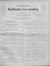 Oesterreichische Buchhändler-Correspondenz