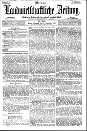 Wiener Landwirtschaftliche Zeitung