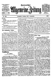 Czernowitzer Allgemeine Zeitung