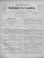 Oesterreichische Buchhändler-Correspondenz