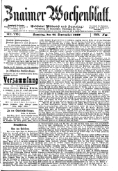 Znaimer Wochenblatt