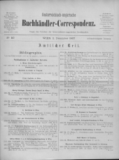 Oesterreichische Buchhändler-Correspondenz