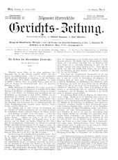 Allgemeine Österreichische Gerichtszeitung