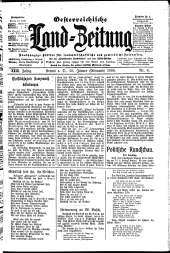 Österreichische Land-Zeitung