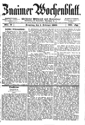 Znaimer Wochenblatt