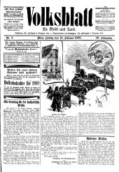 Volksblatt für Stadt und Land