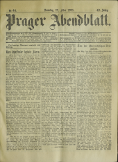 Prager Abendblatt