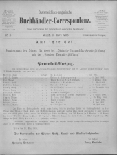 Oesterreichische Buchhändler-Correspondenz