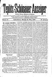 Teplitz-Schönauer Anzeiger