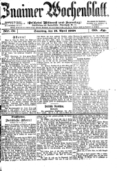 Znaimer Wochenblatt