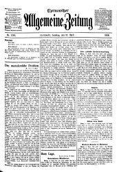 Czernowitzer Allgemeine Zeitung