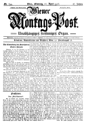 Wiener Montags-Post