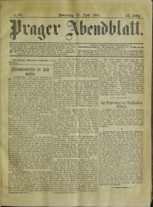 Prager Abendblatt