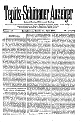 Teplitz-Schönauer Anzeiger