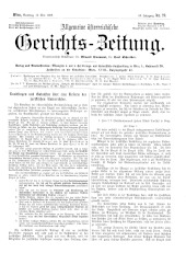 Allgemeine Österreichische Gerichtszeitung