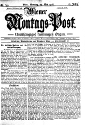 Wiener Montags-Post