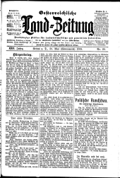 Österreichische Land-Zeitung