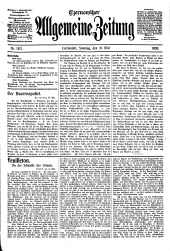 Czernowitzer Allgemeine Zeitung