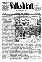 Volksblatt für Stadt und Land