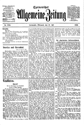 Czernowitzer Allgemeine Zeitung