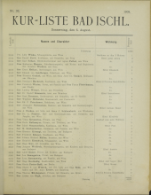 Curlisten Bad Ischl