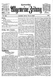 Czernowitzer Allgemeine Zeitung