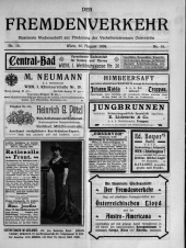 Der Fremdenverkehr