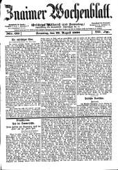 Znaimer Wochenblatt