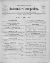 Oesterreichische Buchhändler-Correspondenz