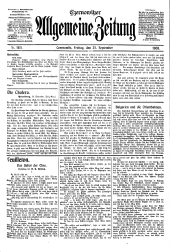 Czernowitzer Allgemeine Zeitung