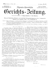 Allgemeine Österreichische Gerichtszeitung