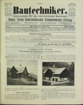Der Bautechniker