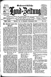 Österreichische Land-Zeitung
