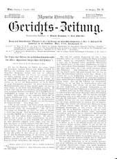 Allgemeine Österreichische Gerichtszeitung