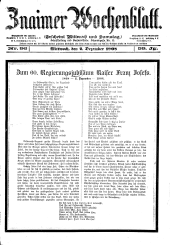 Znaimer Wochenblatt