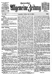 Czernowitzer Allgemeine Zeitung