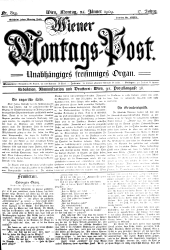 Wiener Montags-Post
