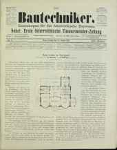 Der Bautechniker