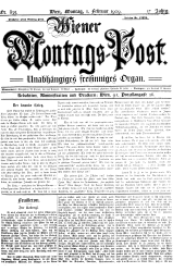Wiener Montags-Post
