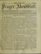 Prager Abendblatt